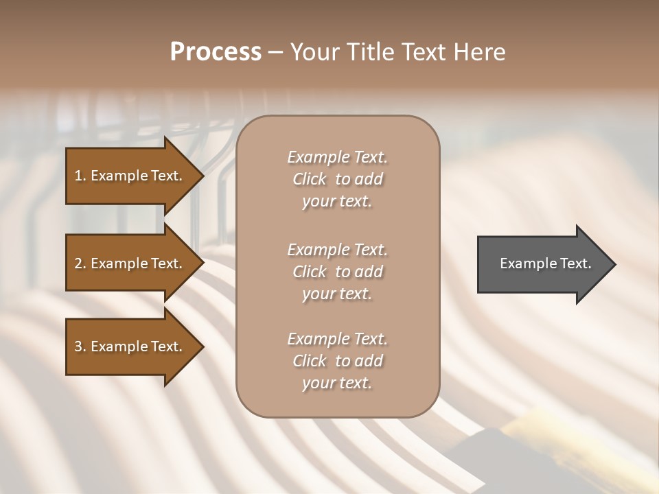 Clothes Hangers With Shirts In A Store Ready To Sell. Fashion Shopping Store Concept PowerPoint Template