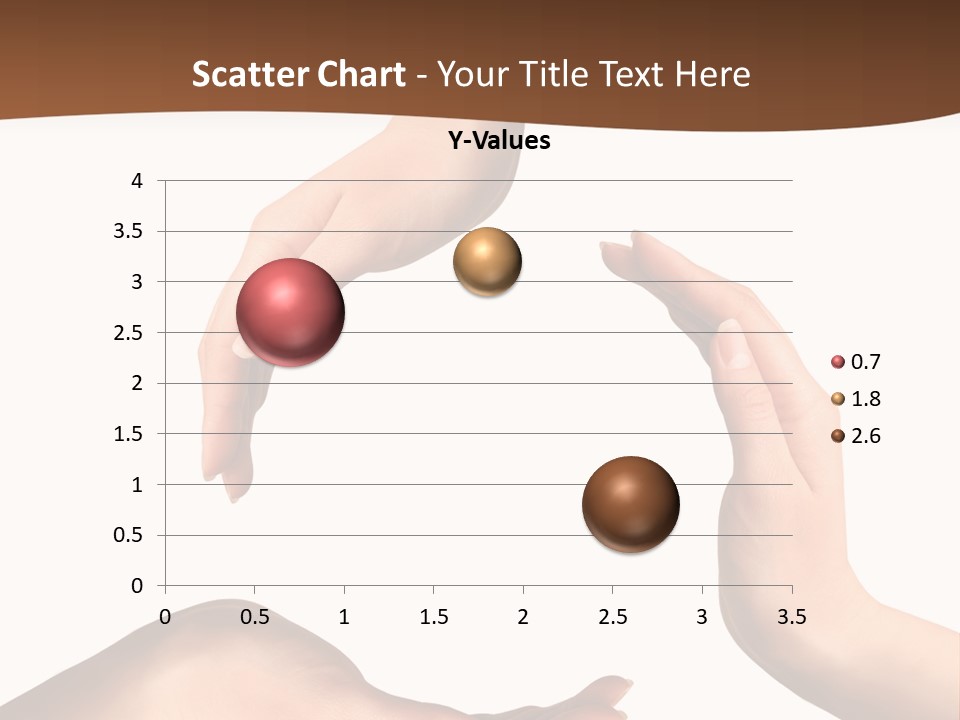 Two Hands Holding Each Other In The Middle Of A Circle PowerPoint Template