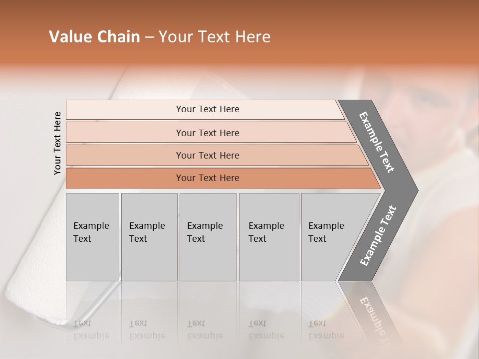 Cheerful Worker Painting A Wall With Roller PowerPoint Template