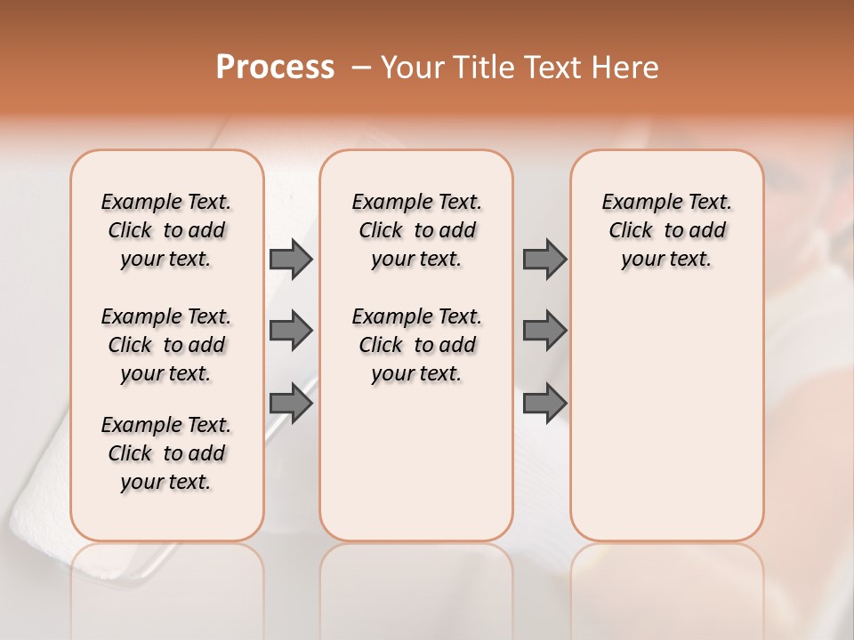 Cheerful Worker Painting A Wall With Roller PowerPoint Template
