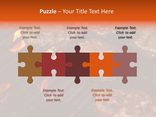 Hamburgers Cooking On Barbeque Grill With Flames PowerPoint Template