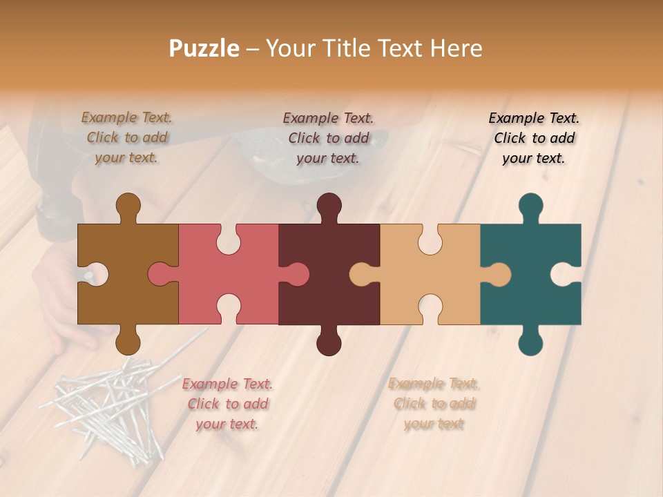 Building A New Deck. PowerPoint Template