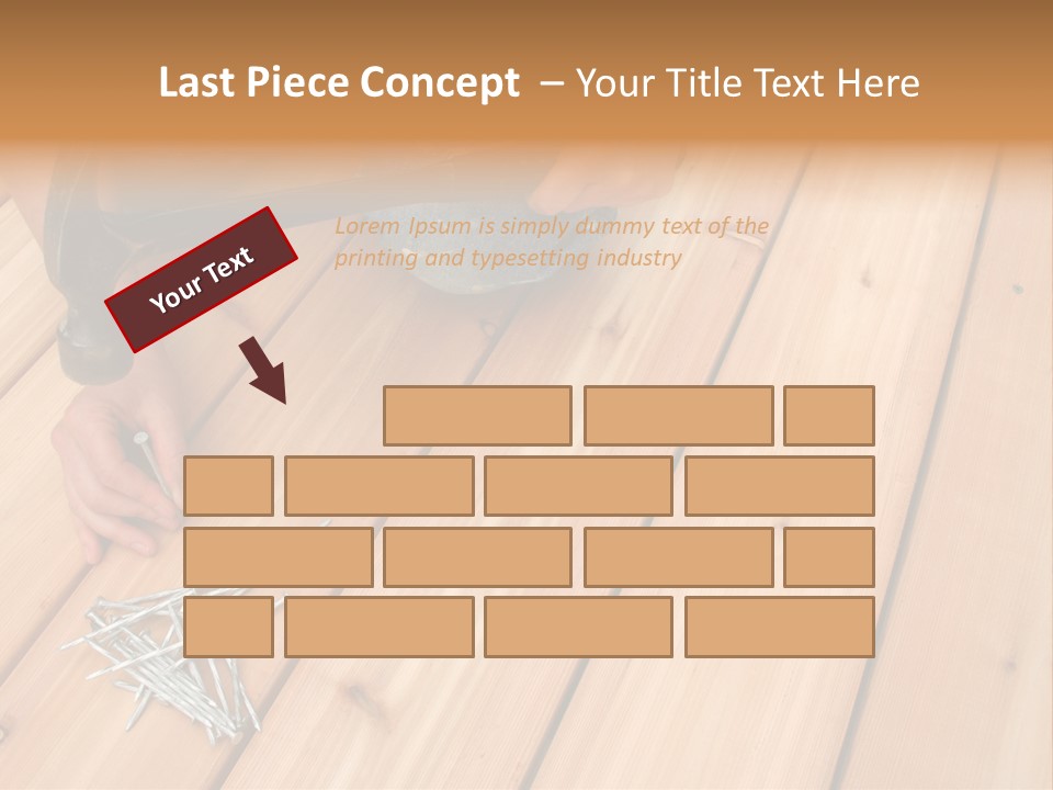 Building A New Deck. PowerPoint Template