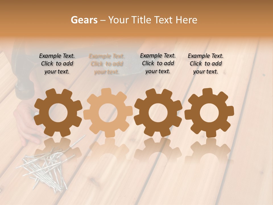 Building A New Deck. PowerPoint Template