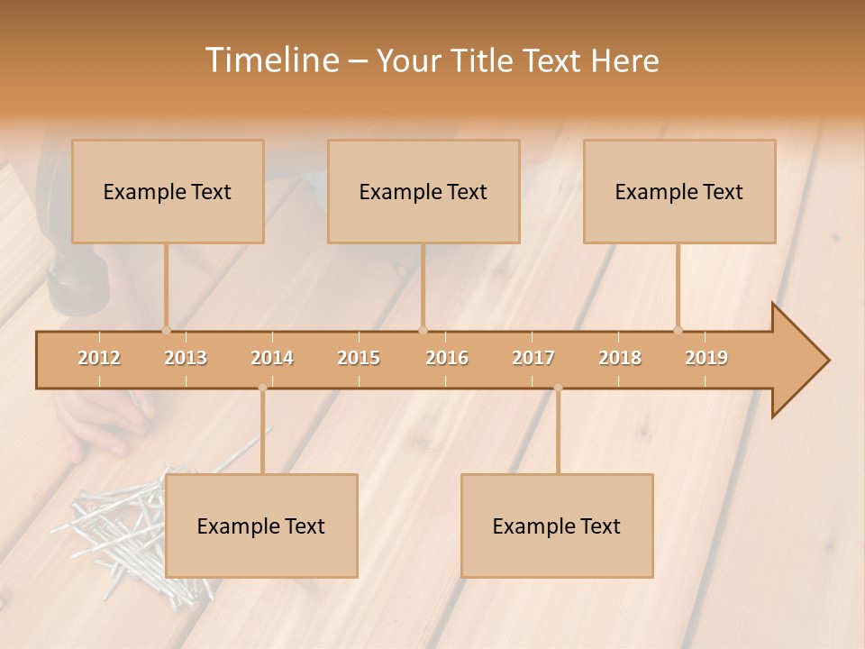 Building A New Deck. PowerPoint Template