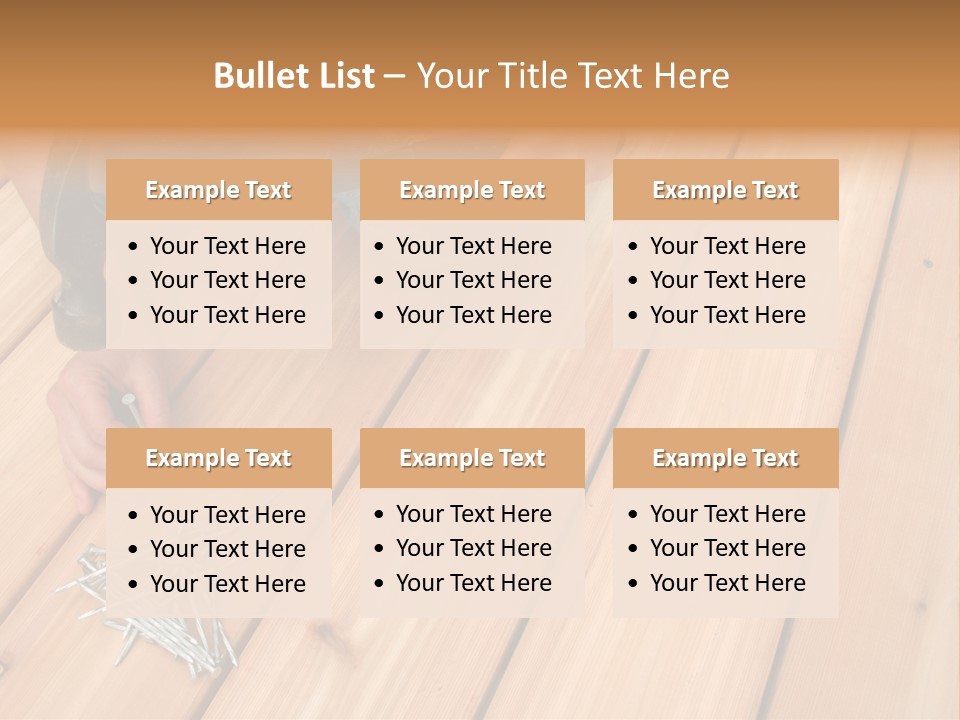 Building A New Deck. PowerPoint Template