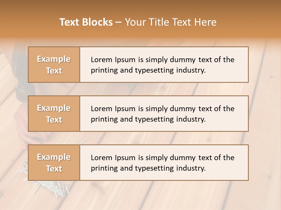 Building A New Deck. PowerPoint Template