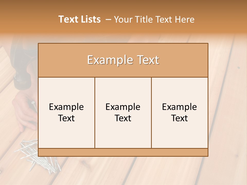 Building A New Deck. PowerPoint Template
