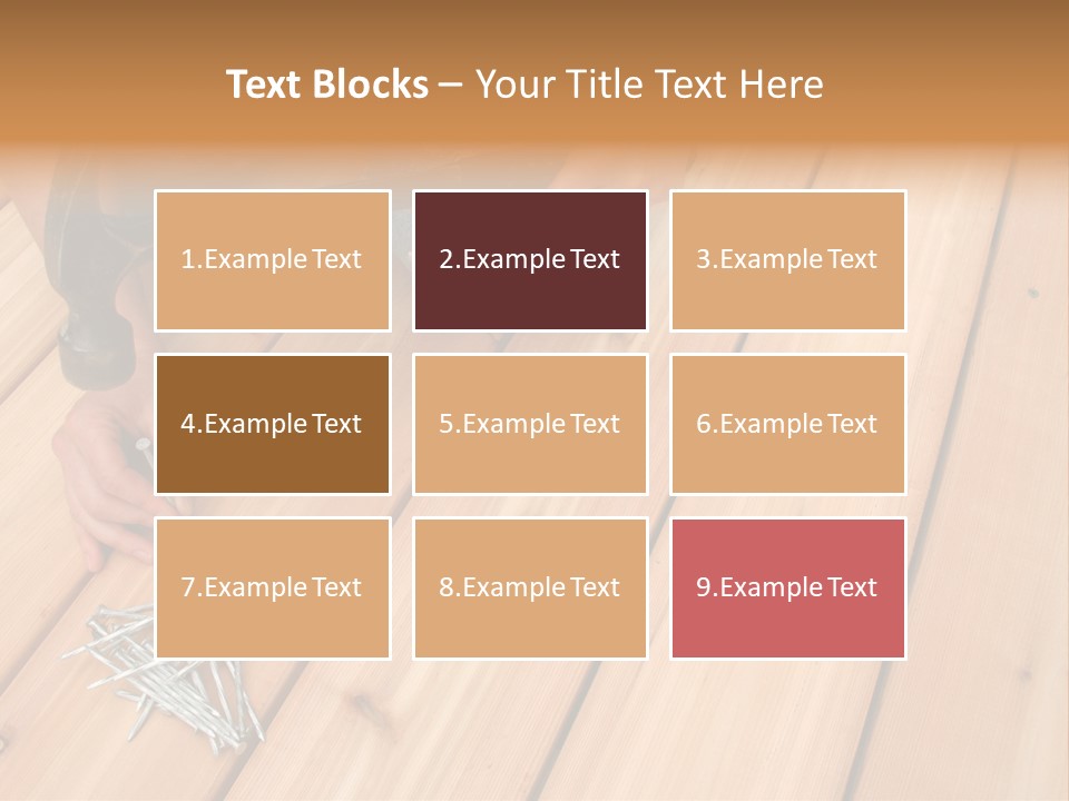 Building A New Deck. PowerPoint Template
