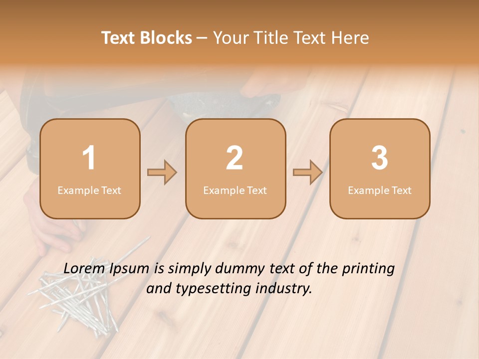 Building A New Deck. PowerPoint Template