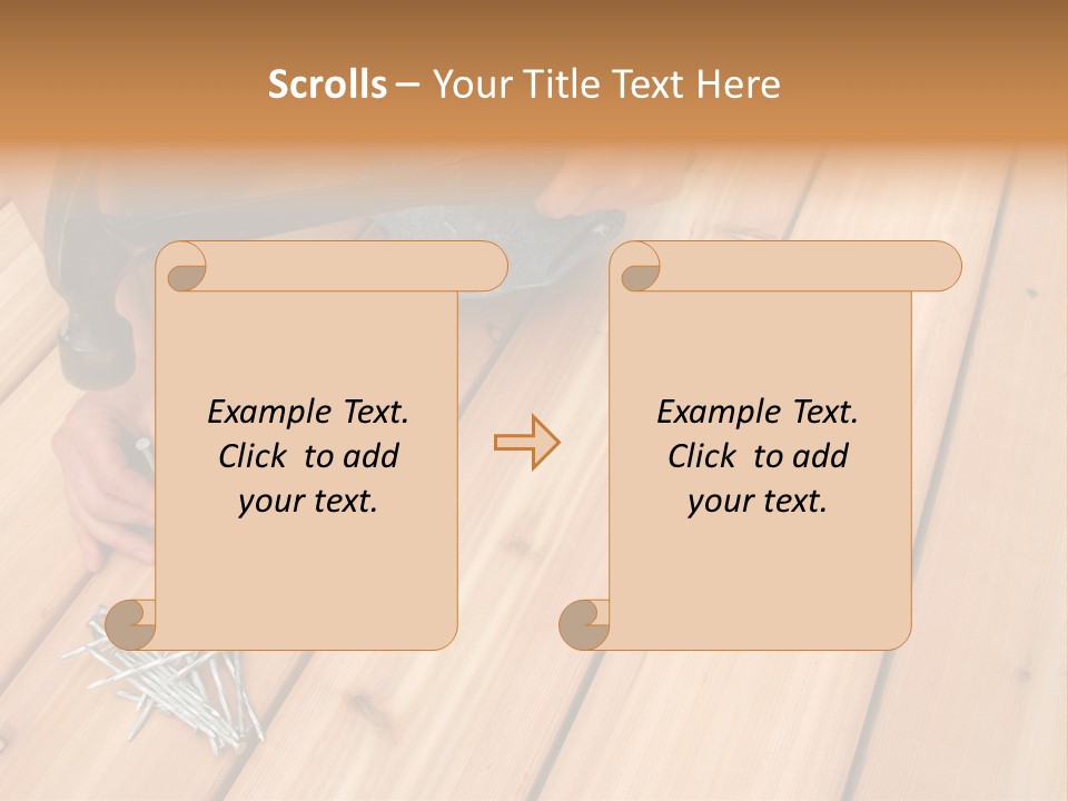 Building A New Deck. PowerPoint Template