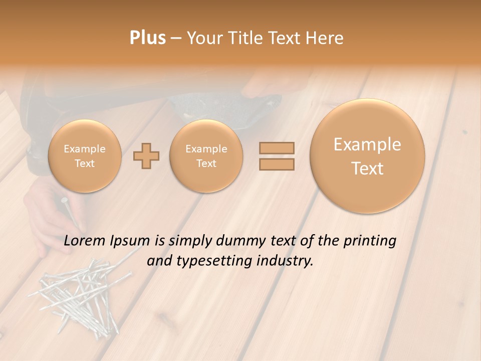 Building A New Deck. PowerPoint Template