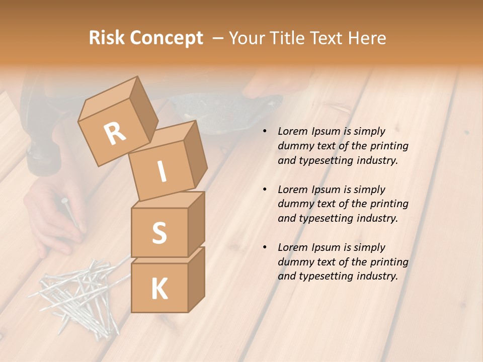 Building A New Deck. PowerPoint Template