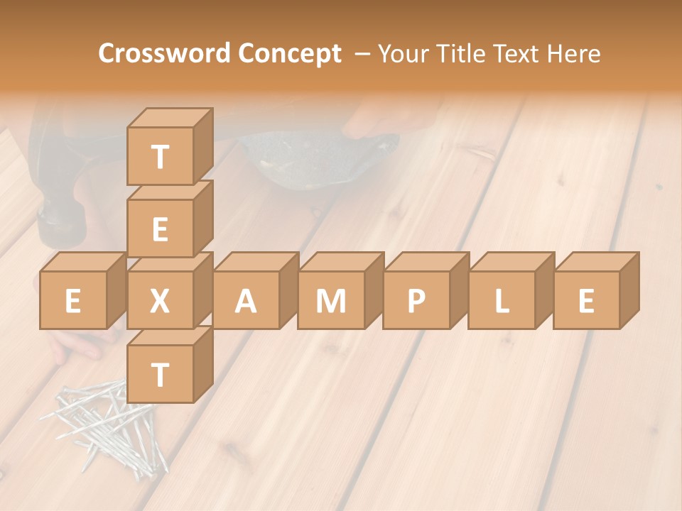 Building A New Deck. PowerPoint Template