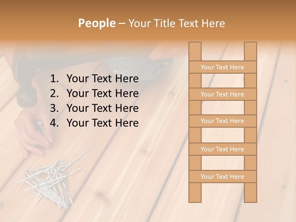Building A New Deck. PowerPoint Template
