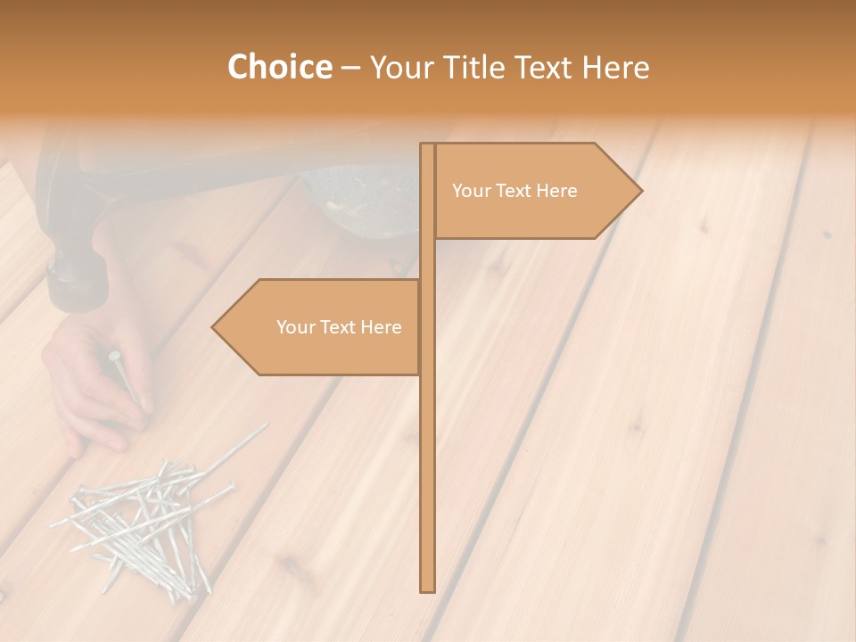 Building A New Deck. PowerPoint Template