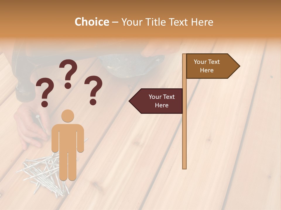 Building A New Deck. PowerPoint Template