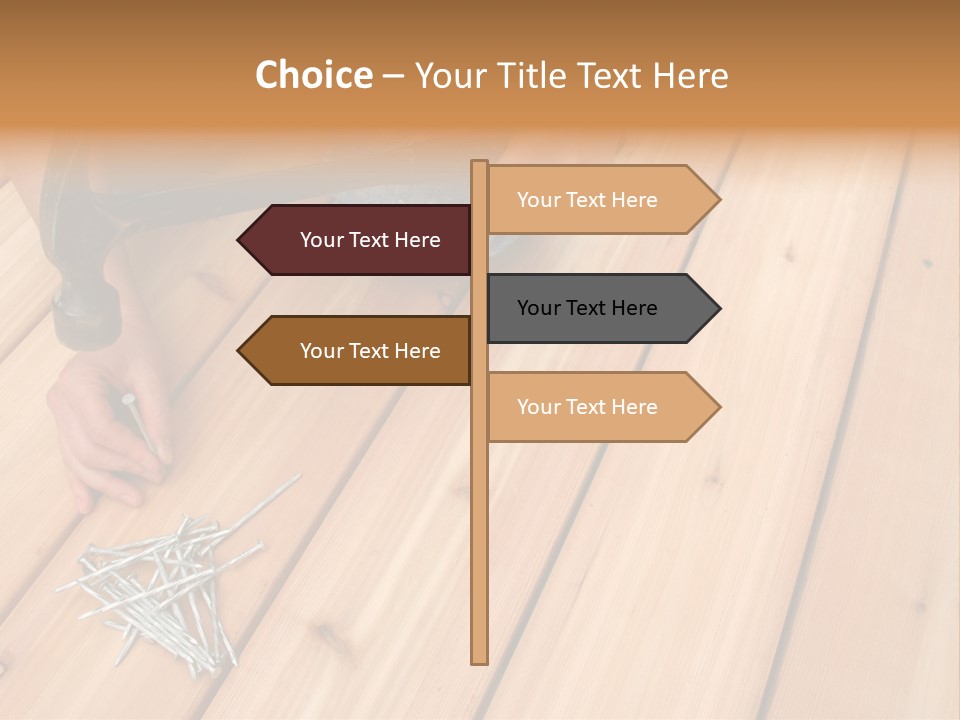 Building A New Deck. PowerPoint Template