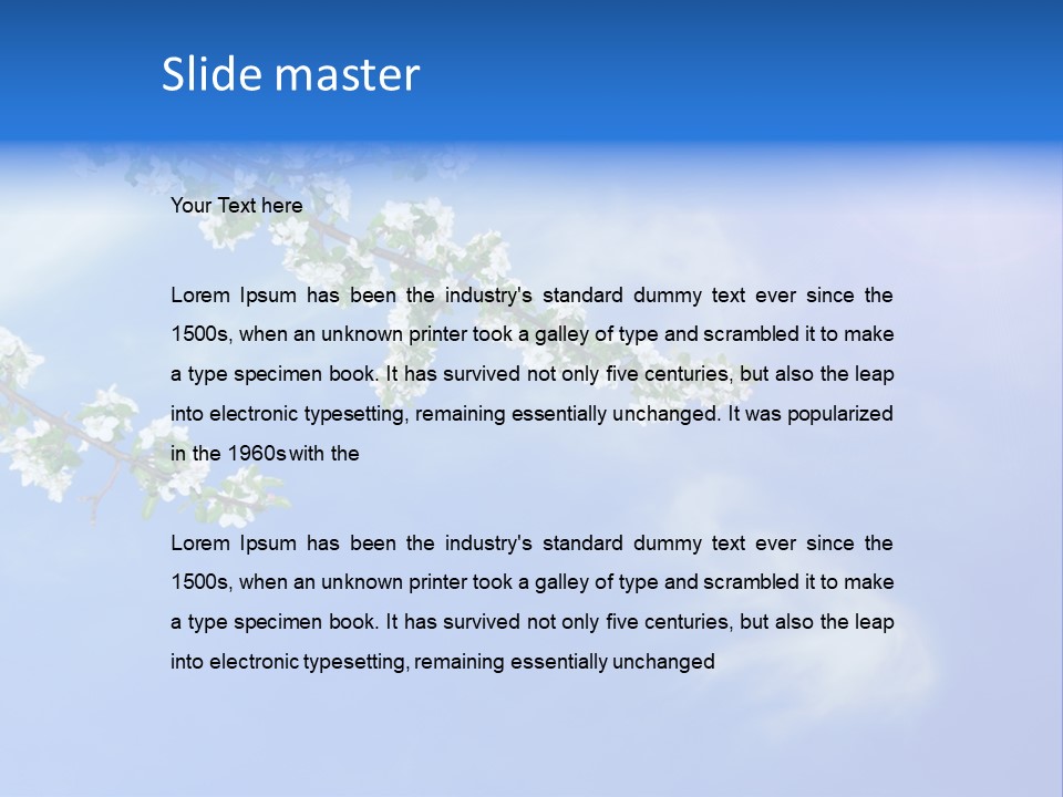 African American Business Woman PowerPoint Template