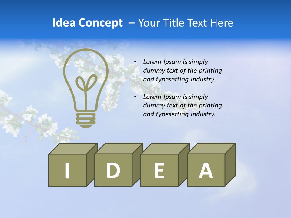 African American Business Woman PowerPoint Template