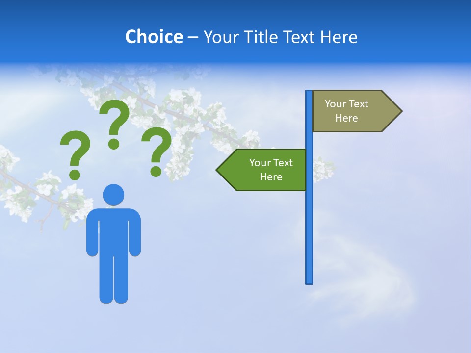 African American Business Woman PowerPoint Template