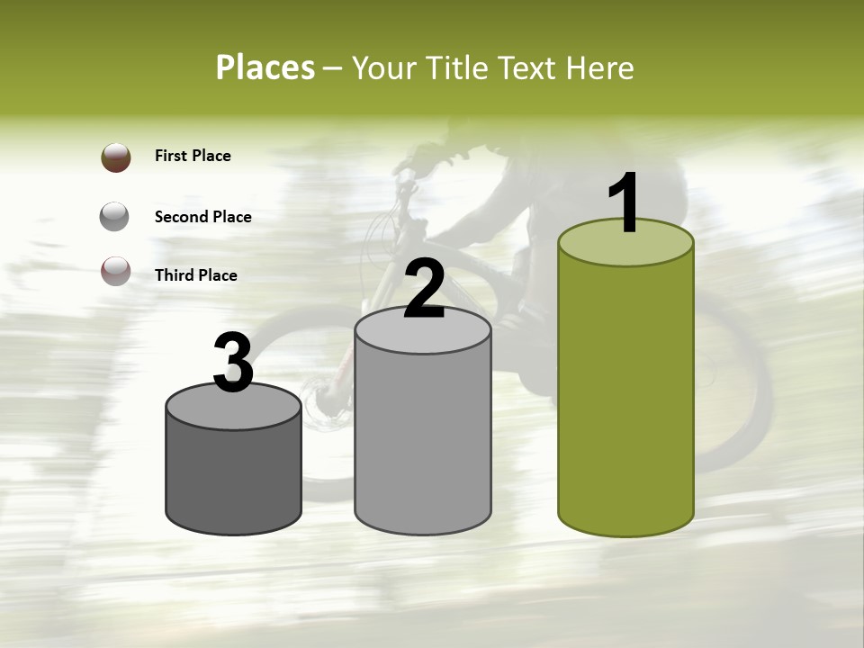 Mountain-Biker PowerPoint Template