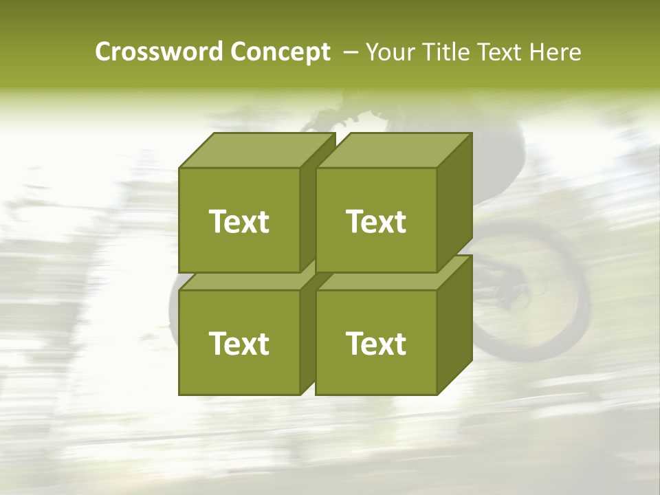 Mountain-Biker PowerPoint Template