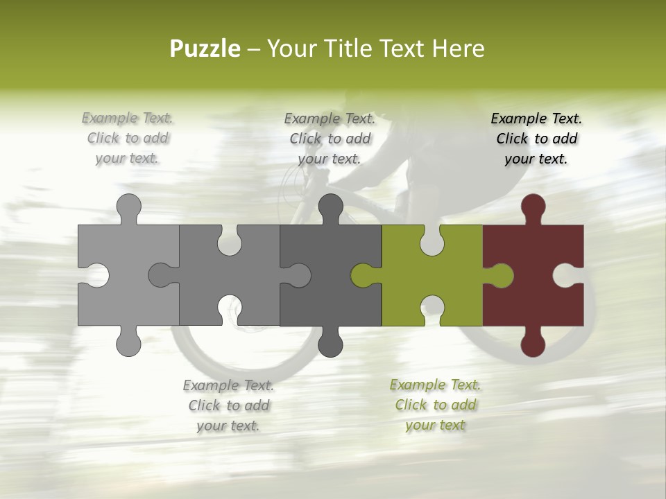 Mountain-Biker PowerPoint Template