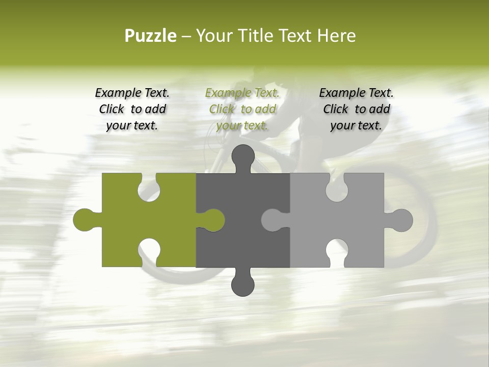 Mountain-Biker PowerPoint Template