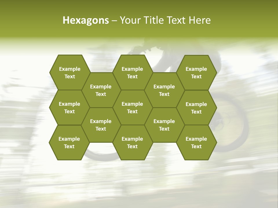 Mountain-Biker PowerPoint Template