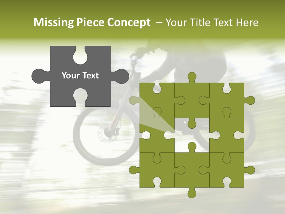 Mountain-Biker PowerPoint Template