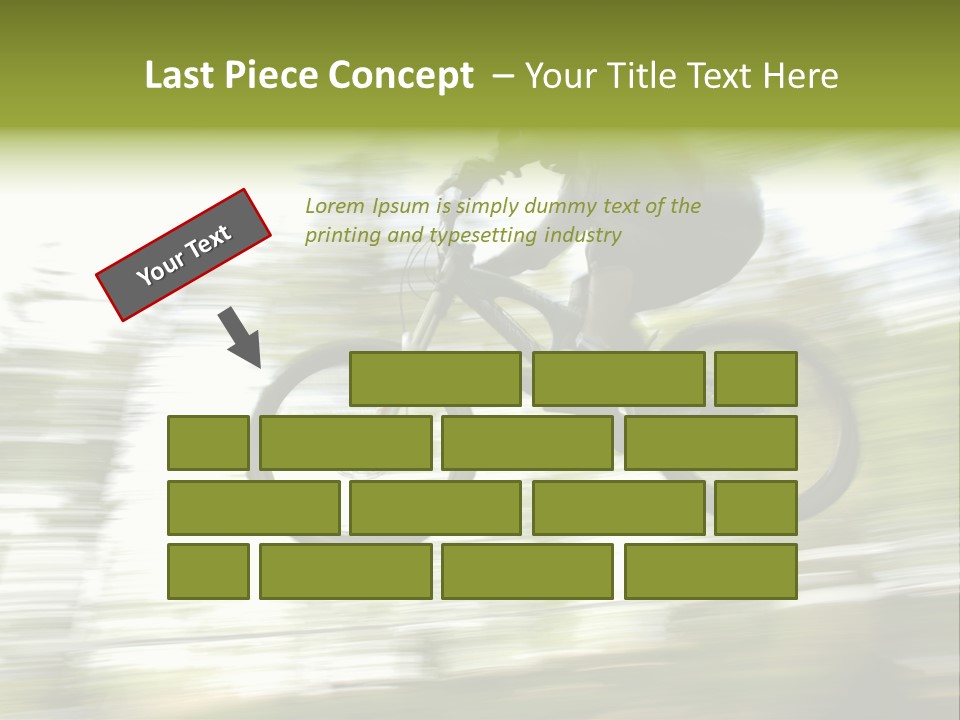 Mountain-Biker PowerPoint Template