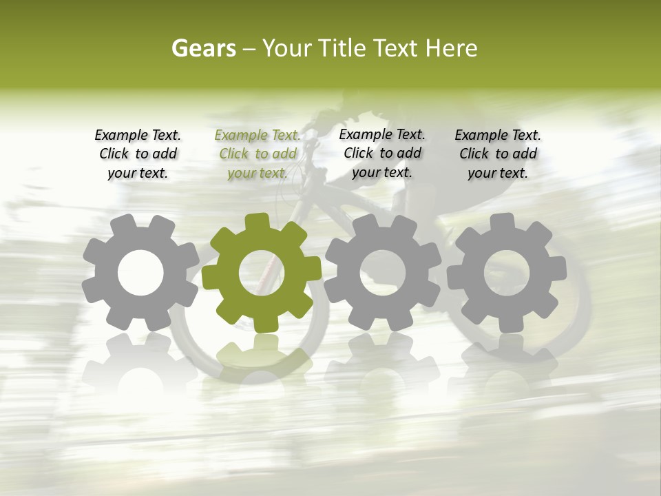 Mountain-Biker PowerPoint Template