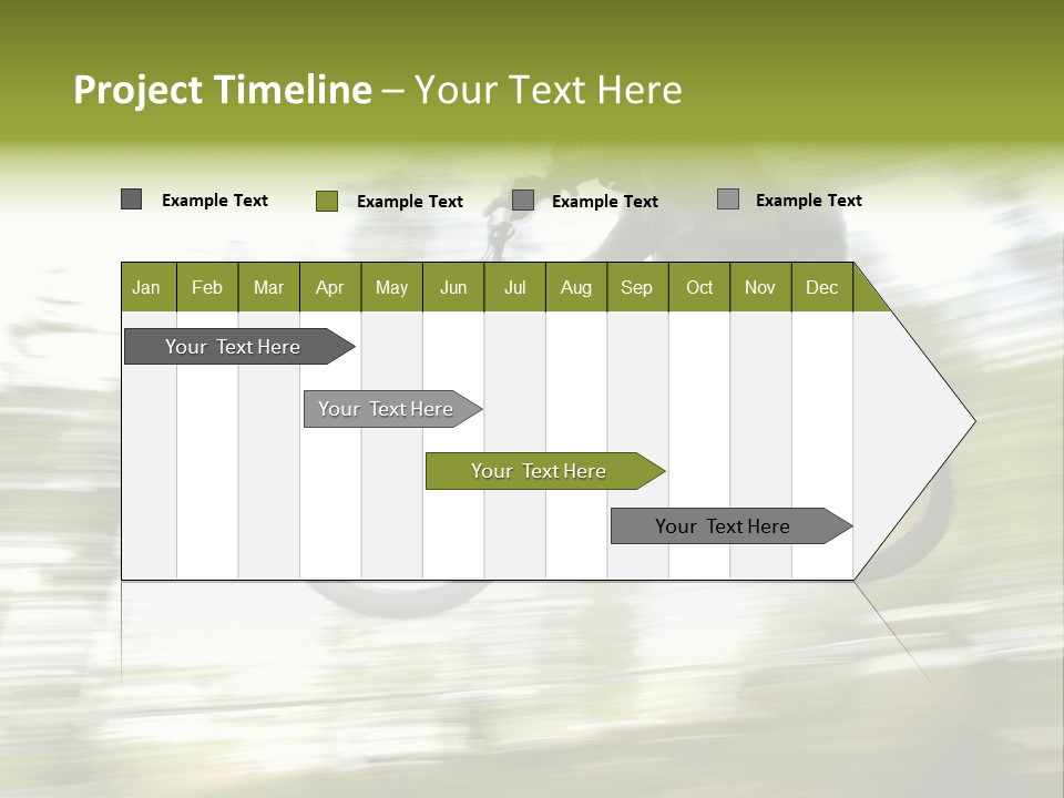 Mountain-Biker PowerPoint Template