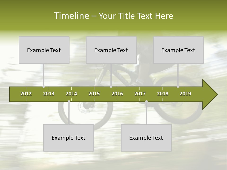 Mountain-Biker PowerPoint Template