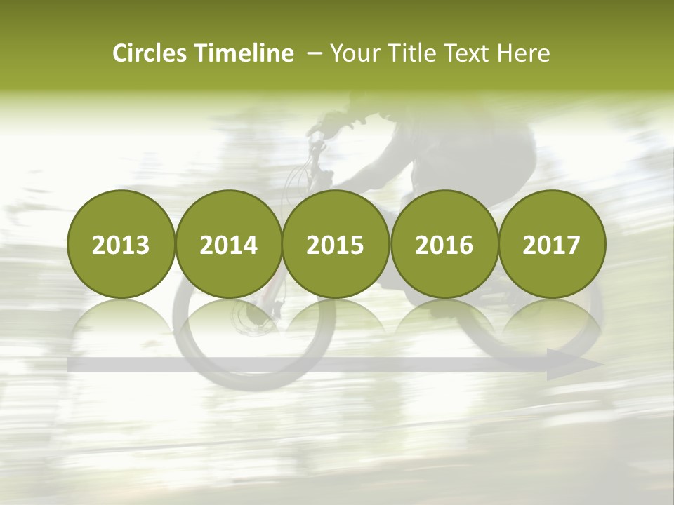 Mountain-Biker PowerPoint Template