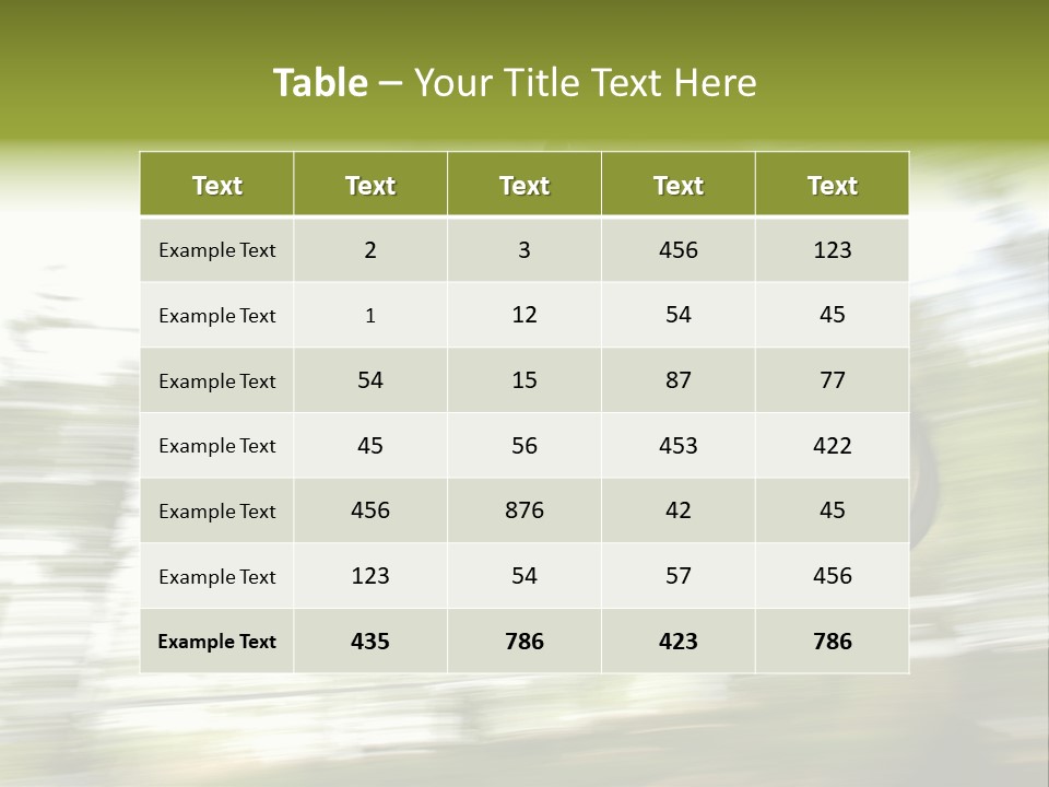 Mountain-Biker PowerPoint Template