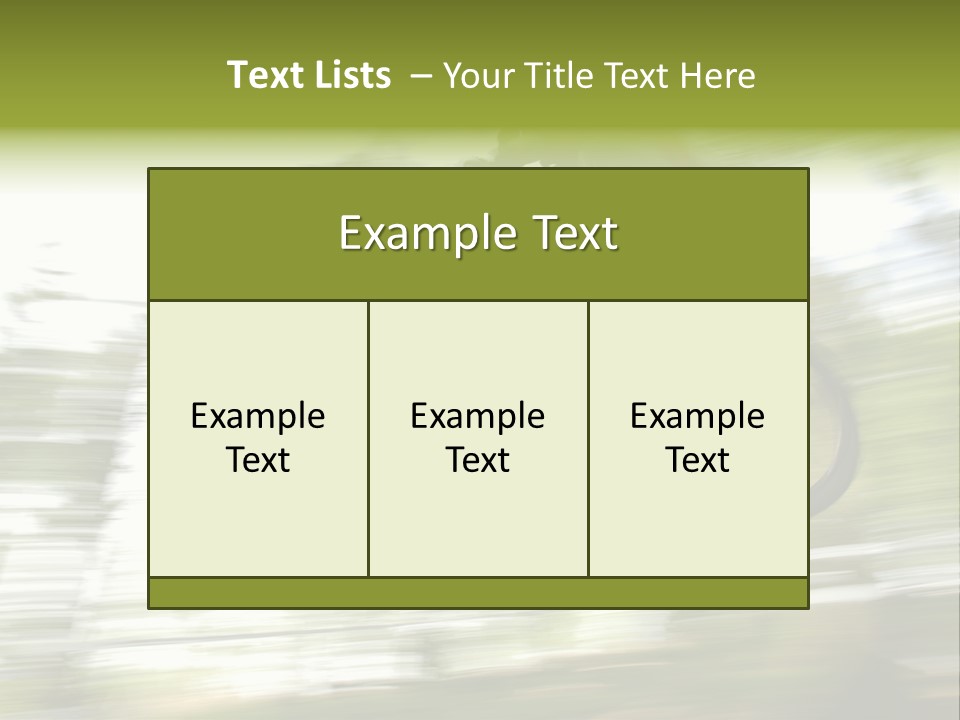 Mountain-Biker PowerPoint Template