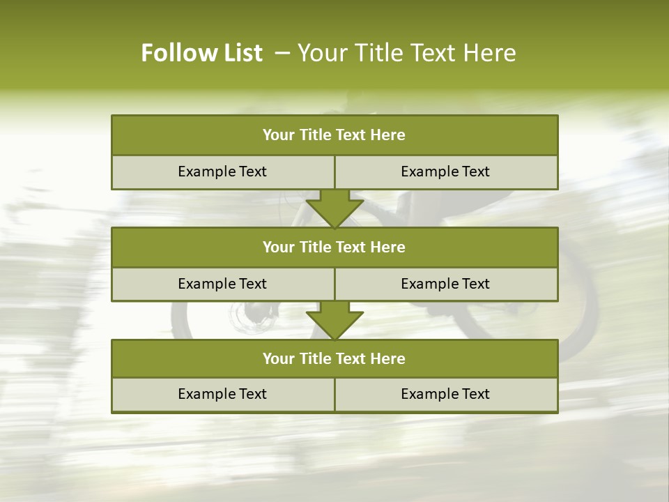 Mountain-Biker PowerPoint Template