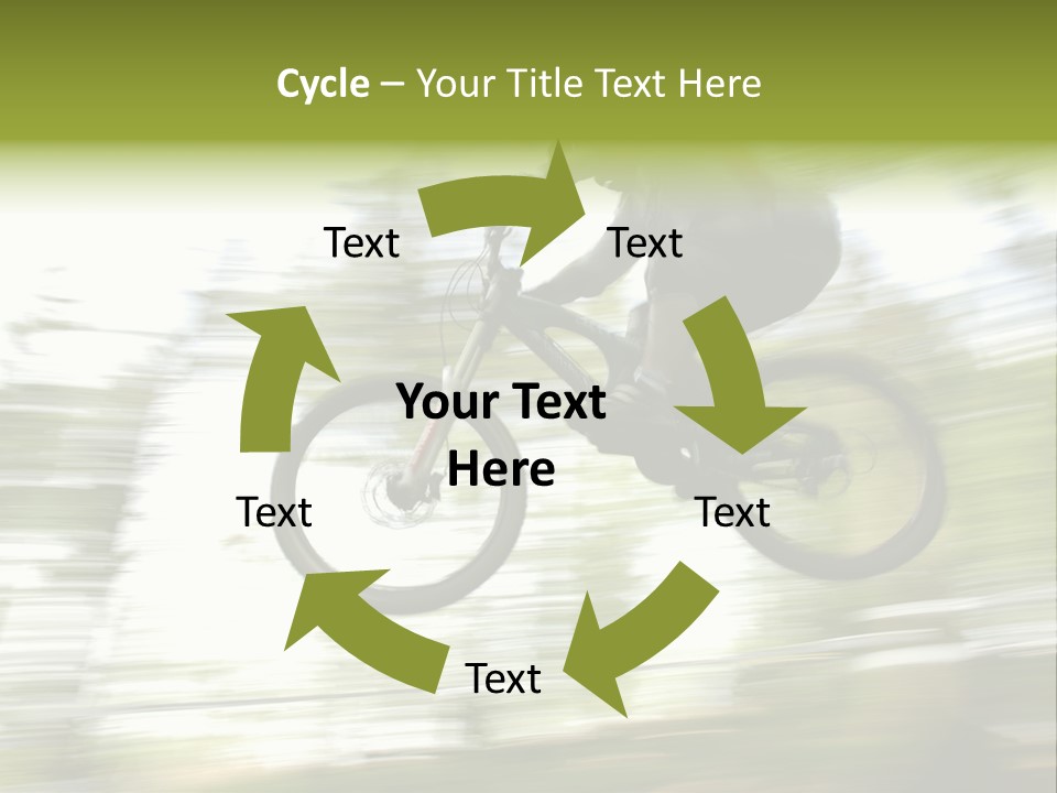 Mountain-Biker PowerPoint Template