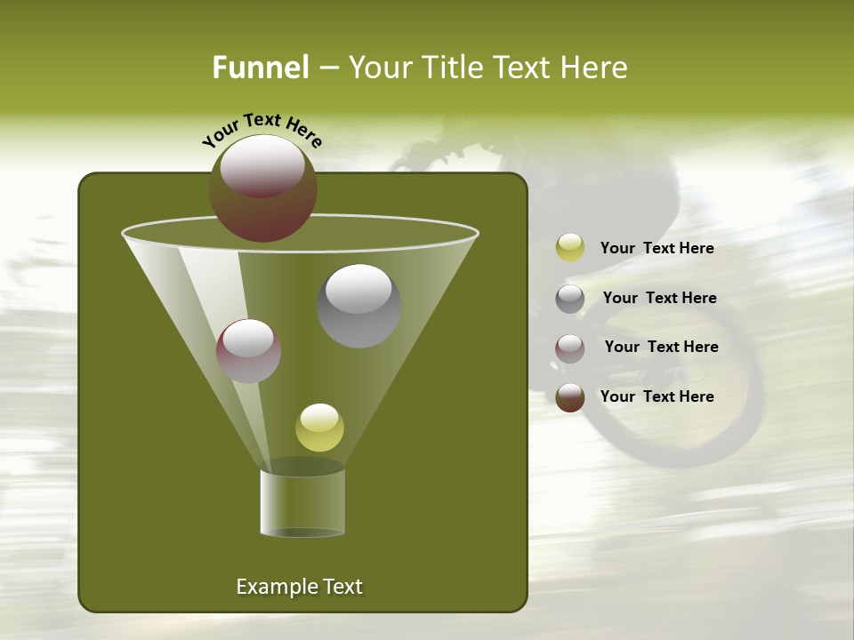 Mountain-Biker PowerPoint Template