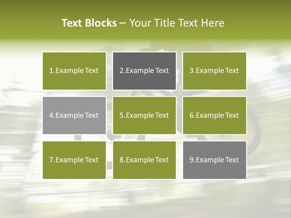 Mountain-Biker PowerPoint Template