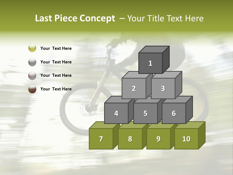 Mountain-Biker PowerPoint Template