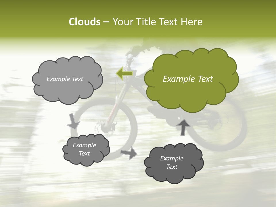 Mountain-Biker PowerPoint Template