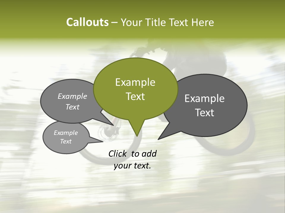 Mountain-Biker PowerPoint Template