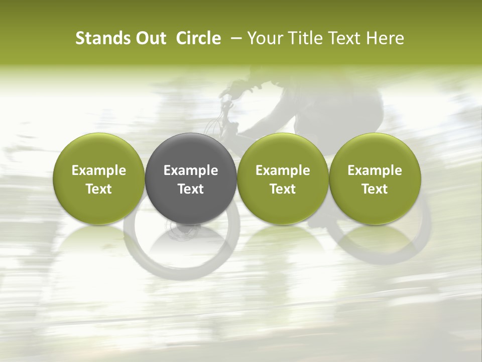 Mountain-Biker PowerPoint Template