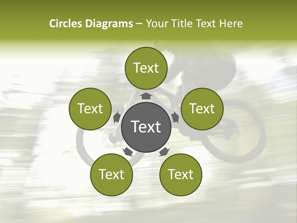 Mountain-Biker PowerPoint Template