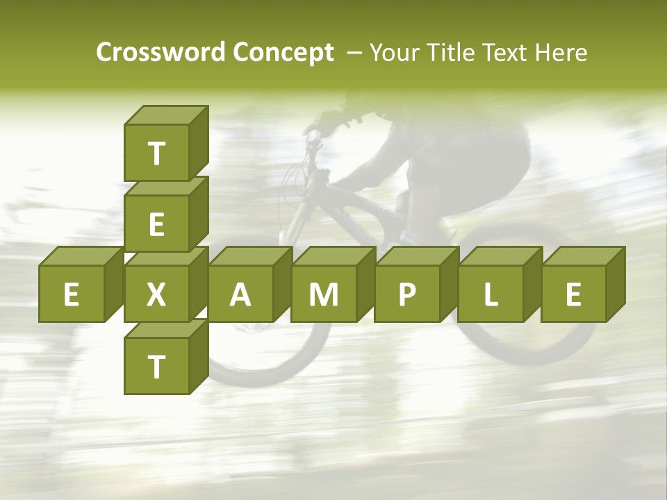 Mountain-Biker PowerPoint Template