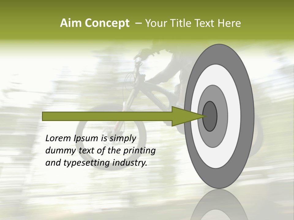 Mountain-Biker PowerPoint Template