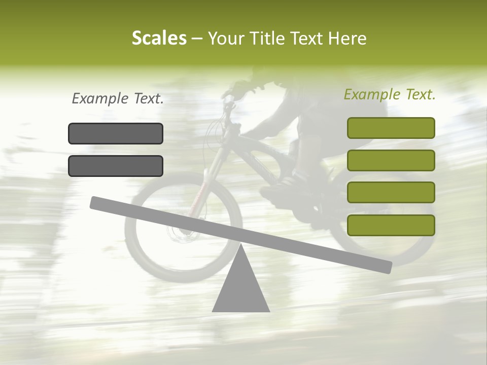 Mountain-Biker PowerPoint Template